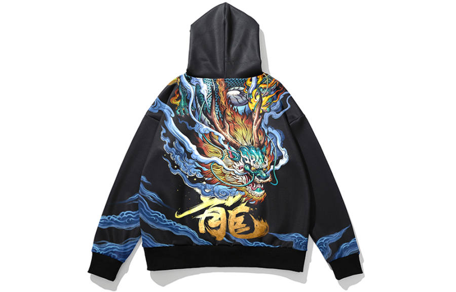 SANSYAS Hooded Loose Fit Sweatshirt Unisex