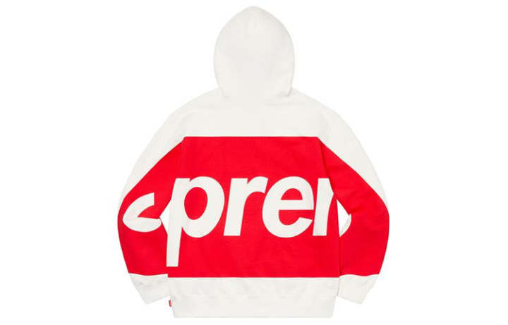 Supreme Supreme SS21 Week 2 Big Logo Hooded Sweatshirt With Fleece Lining Pullover Sweatshirt Unisex