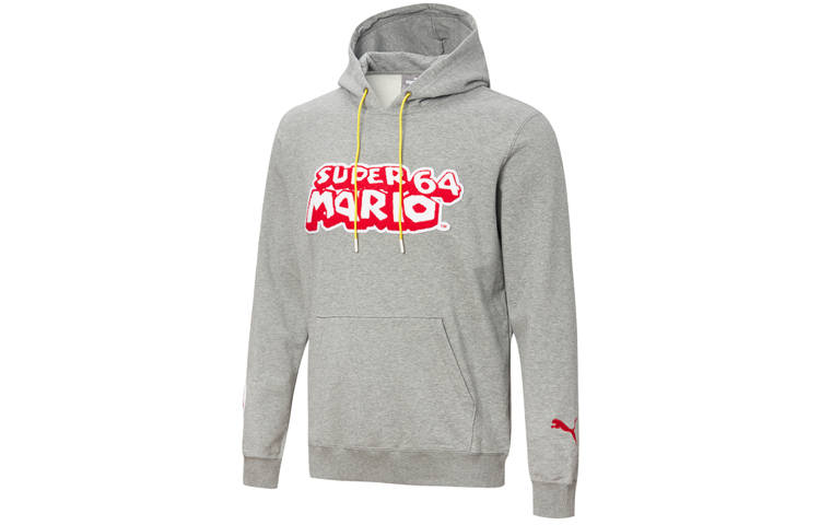 PUMA PUMA Super Mario Nintendo Sweatshirt Men's Gray
