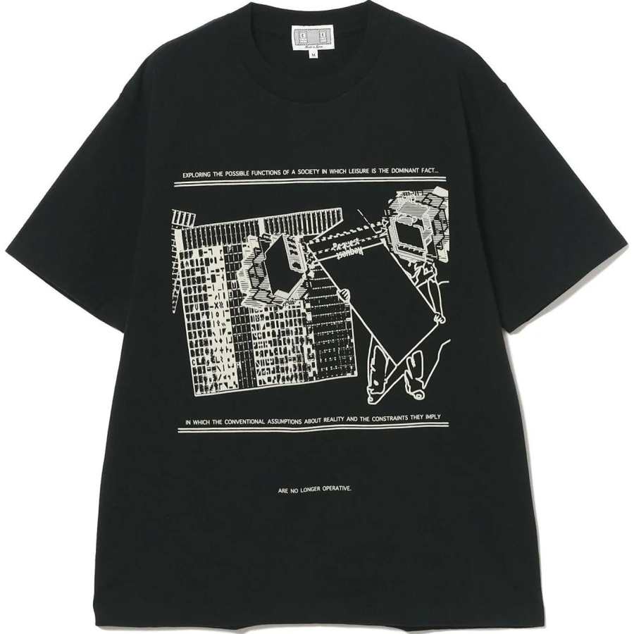Cav Empt Cav Empt T Shirts Men's Black Crew Neck