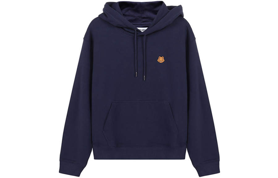 KENZO Sweatshirts Men's Navy Hooded Moderate Regular