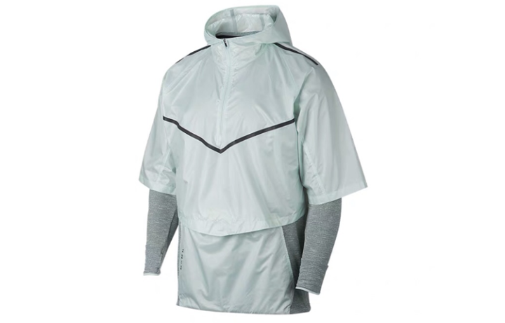 Nike Nike Sweatshirts Men's Gray Hooded Moderate Mock Two Piece