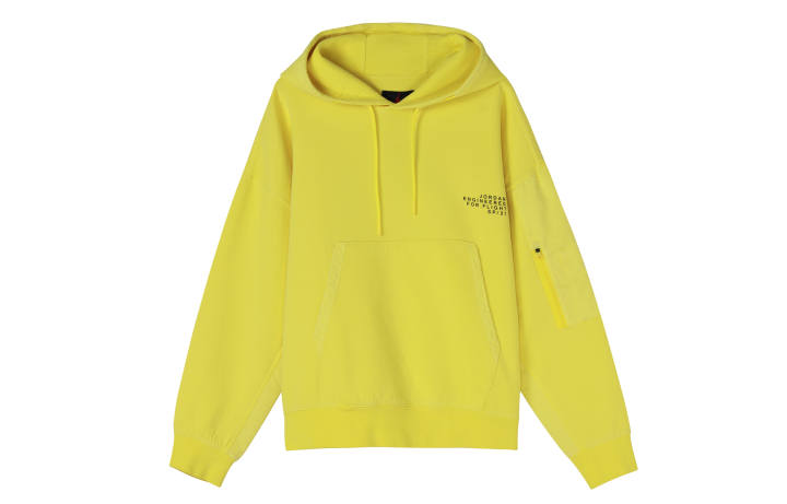 Jordan Jordan 23 Sweatshirts Men's Oupite Yellow Hooded Moderate Regular