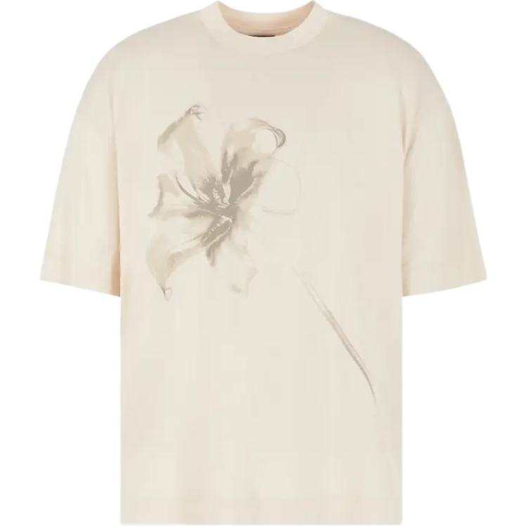 EMPORIO ARMANI Lily Printed Crewneck T Shirt