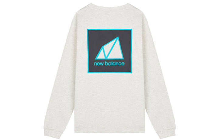New Balance New Balance Sweatshirts Men's Gray Crew Neck Moderate Regular