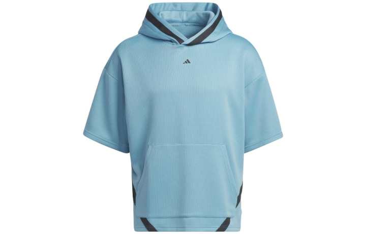 Adidas Adidas Basketball Select Short Sleeve Hoodie