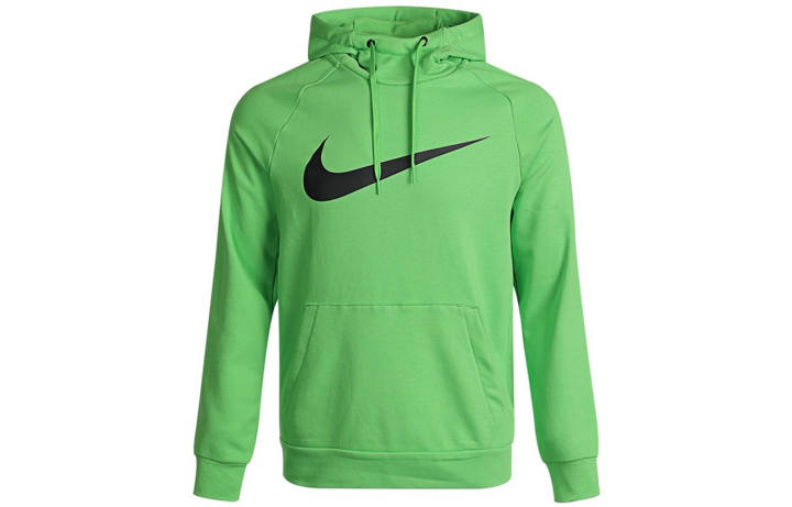 Nike Nike Sweatshirts Men's Green Hooded Moderate Regular