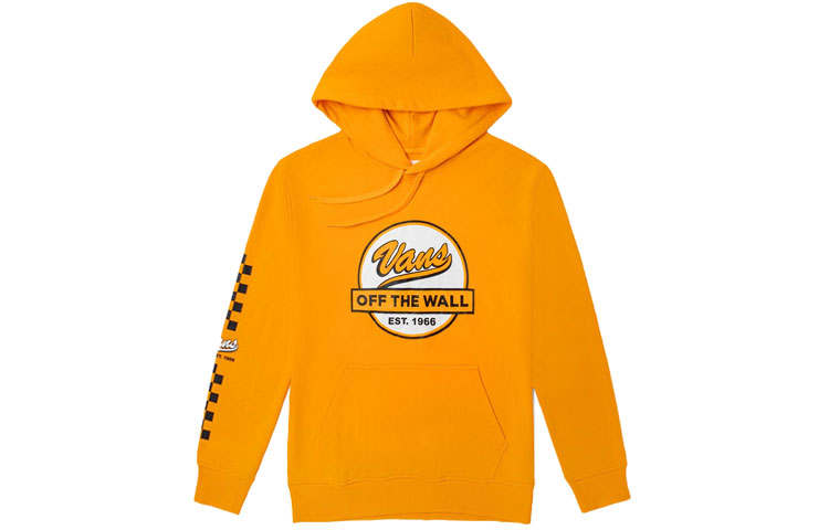 Vans Vans Sweatshirts Unisex Yellow Hooded Moderate Regular