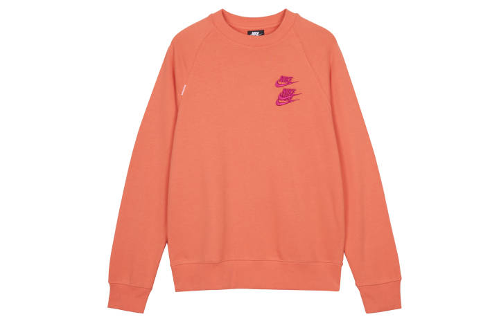 Nike Nike Sweatshirts Men's Orange Crew Neck Moderate Regular