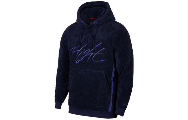 Jordan Jordan Flight Sweatshirts Men's Blue Hooded Moderate Regular