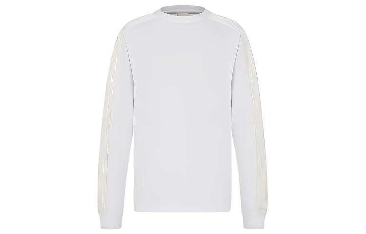 DIOR Quarterly New Products Sweatshirts Men's White Crew Neck Moderate Heavyweight