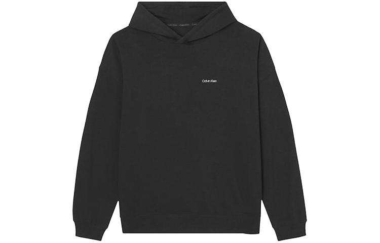 Calvin Klein Sweatshirts Men's Black Hooded Moderate Regular