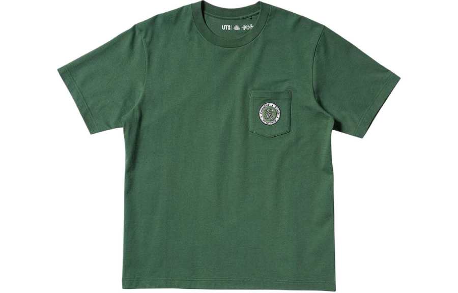 UNIQLO x HALIBOTE T Shirt Unisex Dark Olive Green