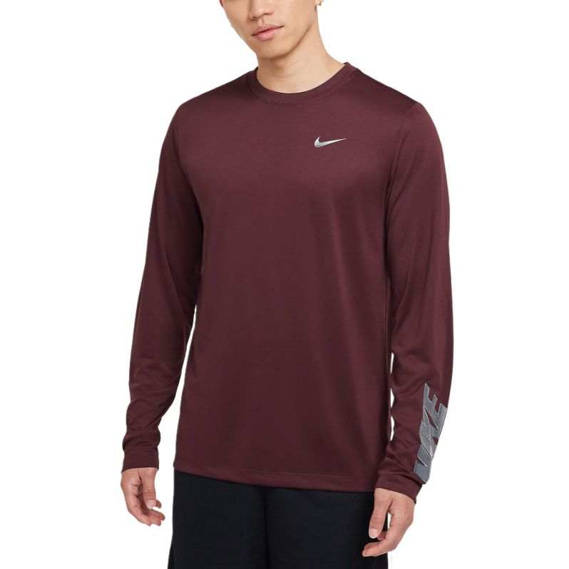 Nike Nike T Shirt Men's Dark Purple Burgundy