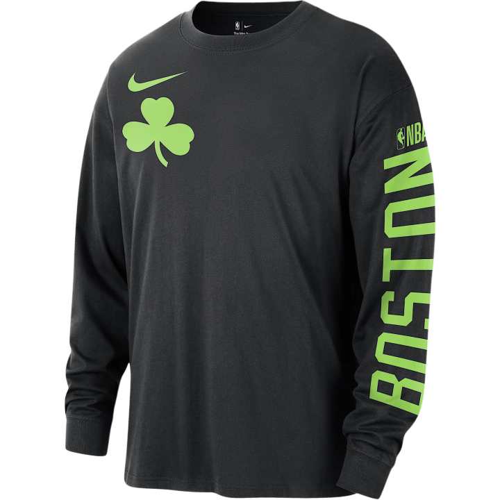 Nike Nike Boston Celtics Courtside City Edition Men's Nike Nba Max90 Long Sleeve T Shirt