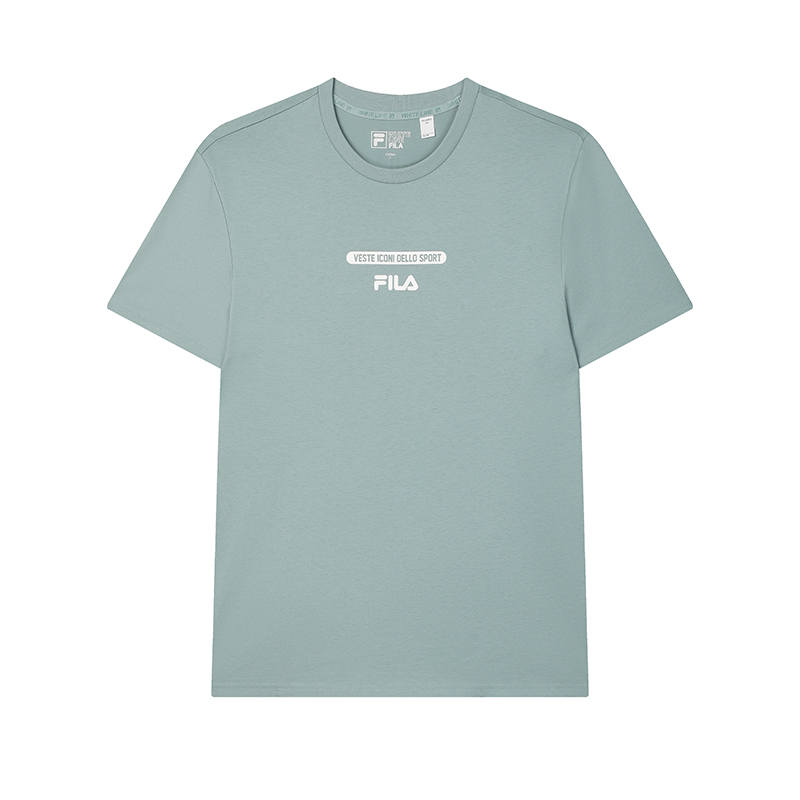 FILA T Shirt Men's Ice Green Blue