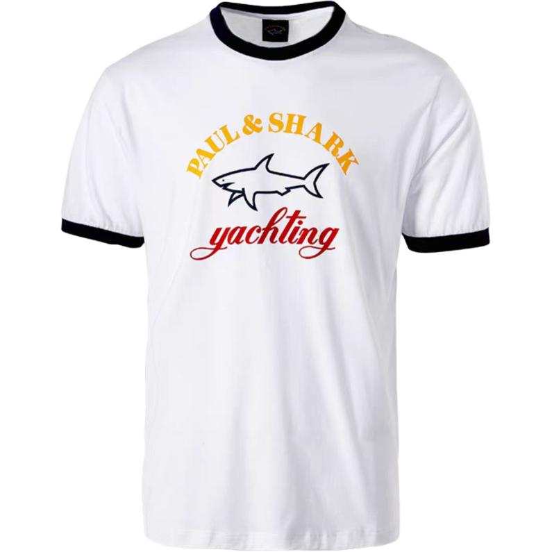 Paul & Shark Logo-Printed Crewneck T-Shirt
