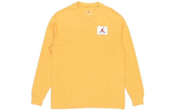 Jordan Jordan ESSENTIALS CREW Sweatshirts Men's Yellow Crew Neck Moderate Regular