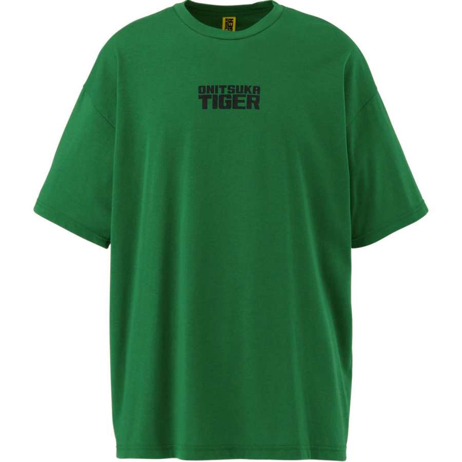 Onitsuka Tiger T Shirt Unisex Green
