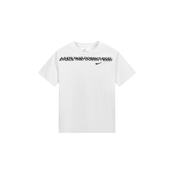 Nike Nike T Shirts Men's White Crew Neck Moderate Straight Fit