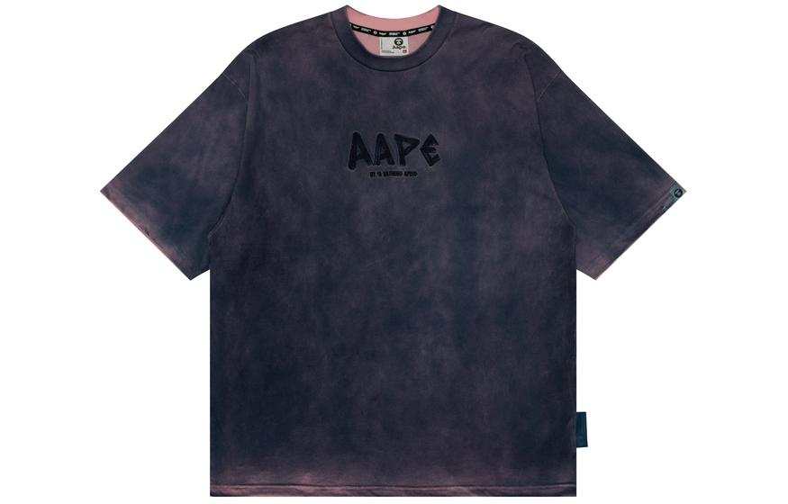 Aape Logo embroidered Cotton T shirt