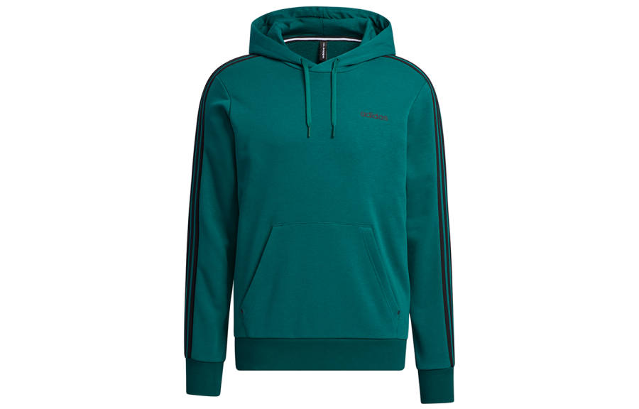 Adidas Neo Sweatshirts Men's Green Hooded Moderate Regular