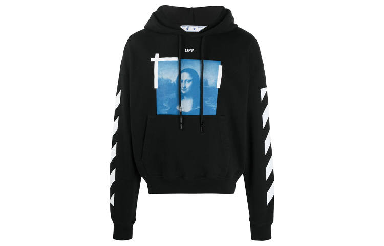 OFF-WHITE OFF WHITE Mona Lisa Photograph Hoodie