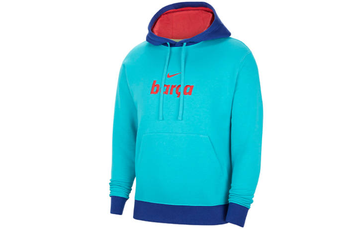 Nike Nike Sweatshirts Men's Blue Hooded Moderate Regular
