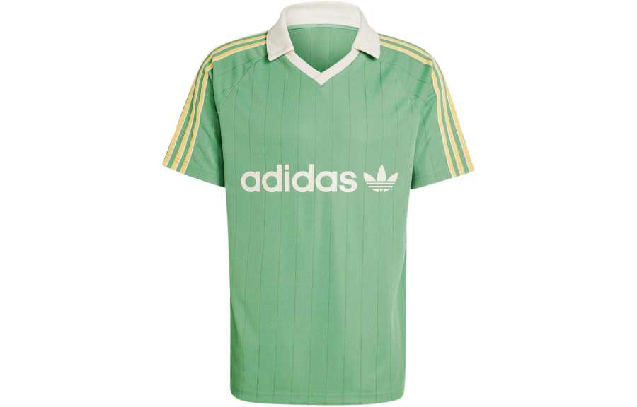 Adidas Originals adidas Men's Logo Pinstripe Jersey Green