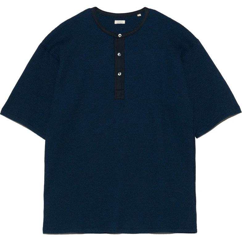Nanamica SS25 T Shirt Unisex Marine Blue