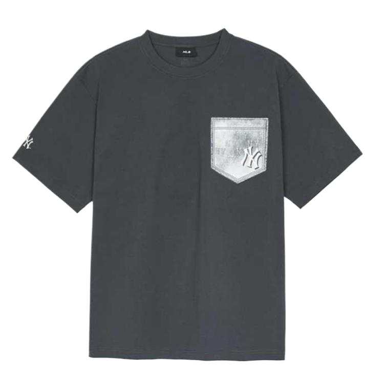 MLB New York Yankees T Shirt Unisex Charcoal Gray