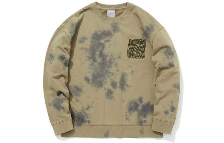 Li-Ning Li Ning Sweatshirt Unisex Yellow Umber Tie Dye