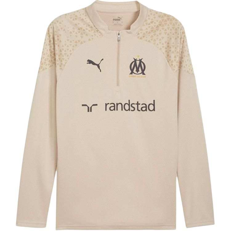 PUMA Olympique Marseille 2023 24 T Shirt Men's Khaki
