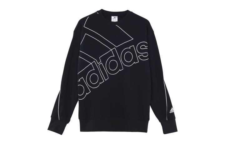 Adidas Adidas Sweatshirts Men's Black Crew Neck Moderate Regular