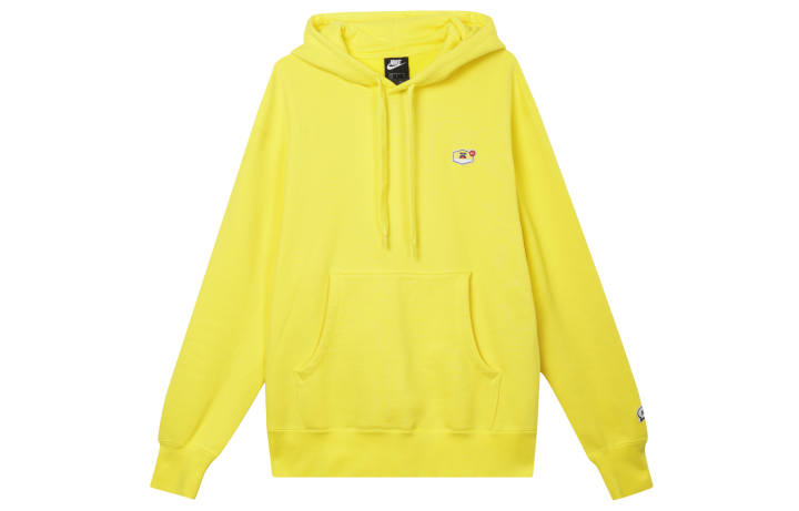 Nike Nike Sweatshirts Men's Oupite Yellow Hooded Moderate Regular