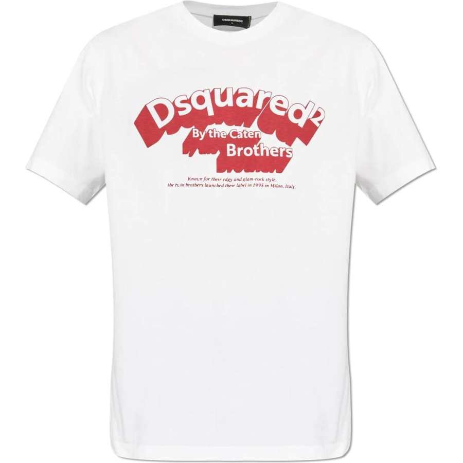 DSQUARED 2 Dsquared2 Logo Printed Crewneck T Shirt