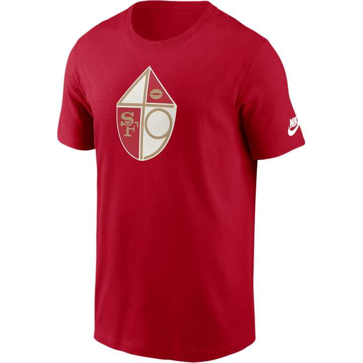 Nike Nike NFLLogo FW24 San Francisco 49ers Rewind Essential T Shirt Men's Red