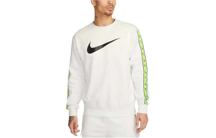 Nike Nike Sweatshirts Men's White Crew Neck Moderate Regular