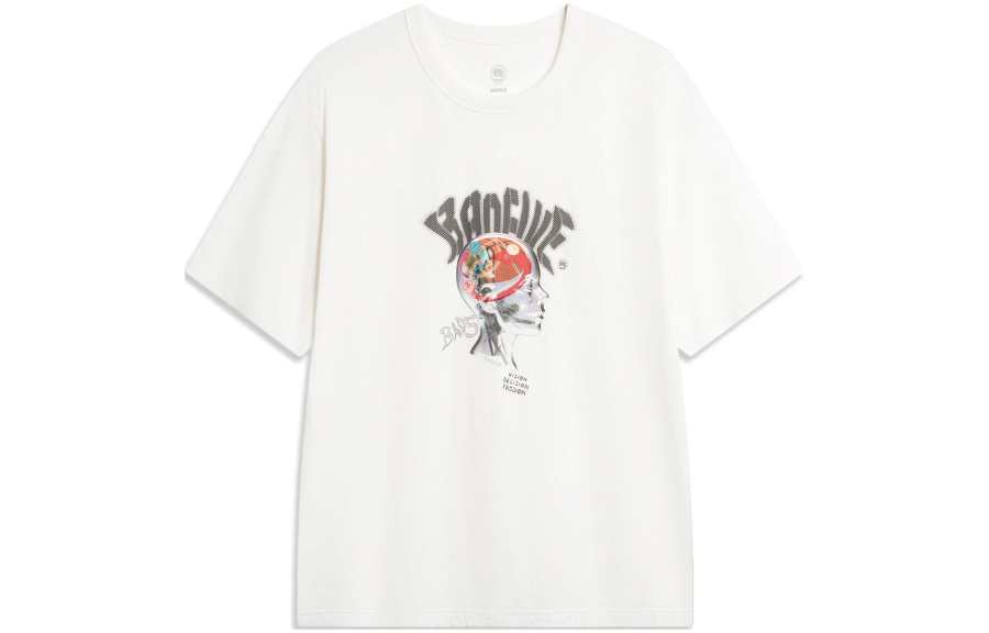 Li-Ning Li Ning BADFIVE T Shirt Men's Ivory