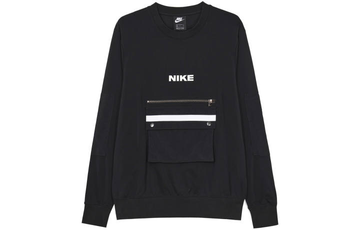 Nike Nike Sweatshirts Men's Black Crew Neck Moderate Regular
