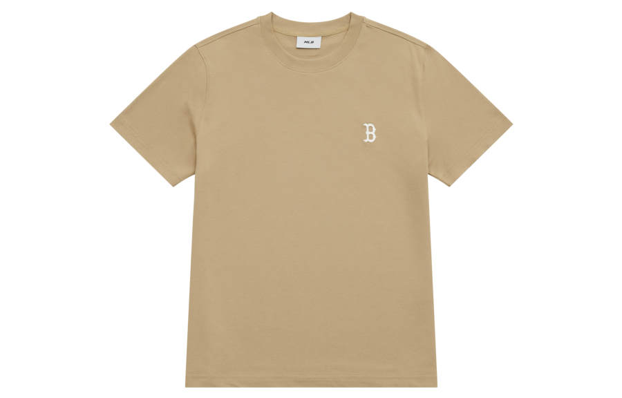 MLB MLB Boston Red Sox Basic Collection SS25 T Shirt Unisex Beige Yellow