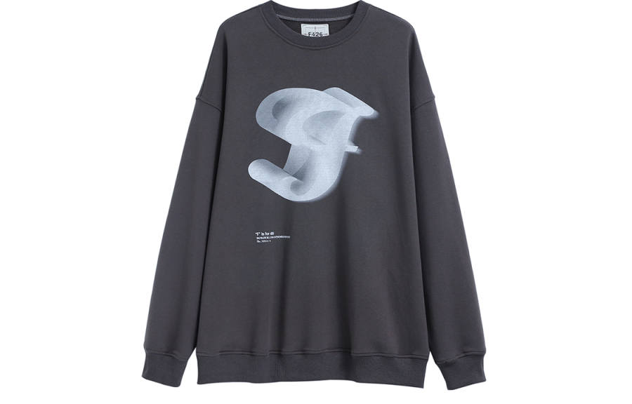 F426 Crew Neck Loose Fit Sweatshirt Unisex