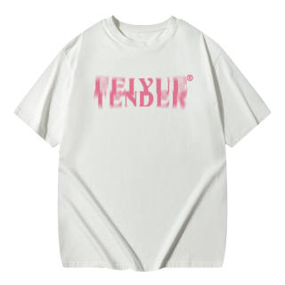 Feiyue T Shirts Unisex Crew Neck Moderate Straight Fit