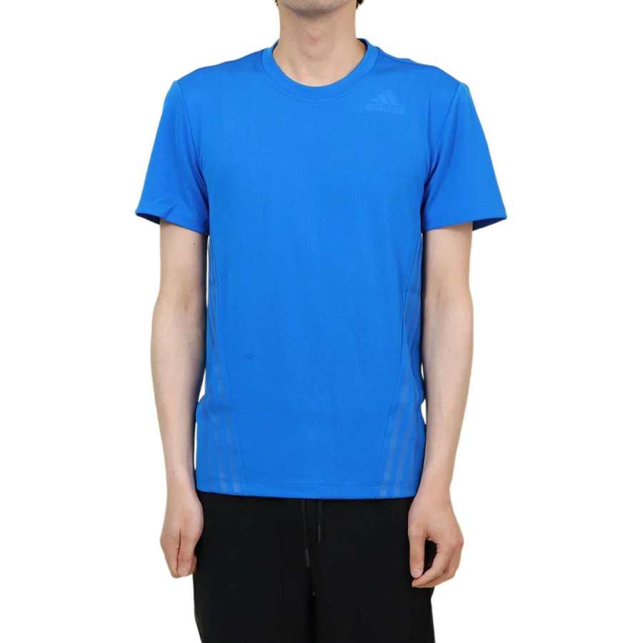 Adidas Adidas T Shirts Men's Blue Crew Neck Moderate