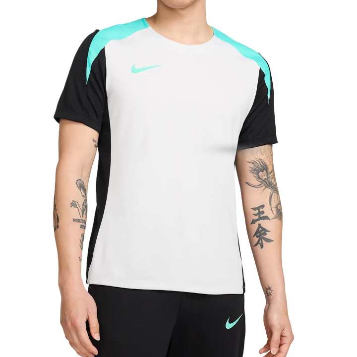 Nike Nike Dri FIT Strike T Shirt Men's Photon Dust/Black/Dynamic Turquoises/Dynamic Turquoises