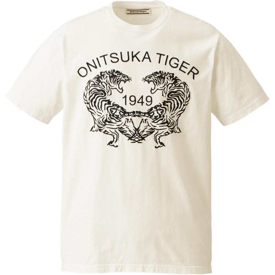 Onitsuka Tiger T Shirt Unisex Ecru
