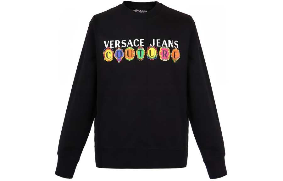 VERSACE JEANS COUTURE SS21 Sweatshirt Men's Black