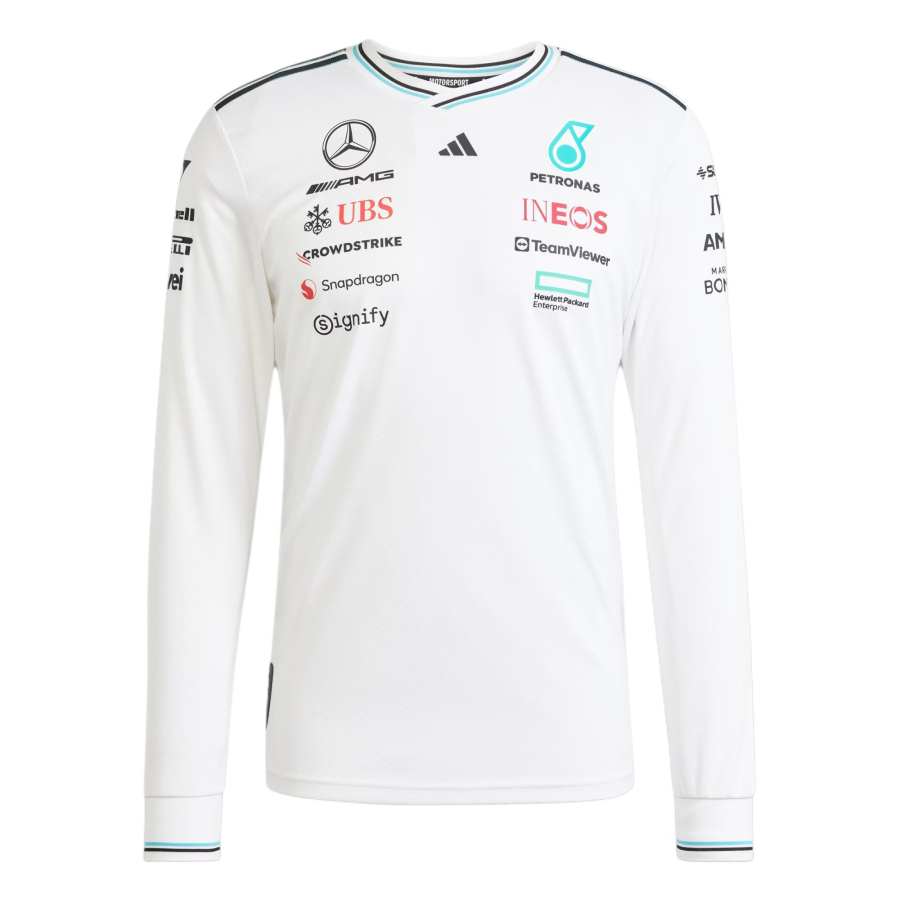 Adidas Adidas x MERCEDES AMG PETRONAS F1 TEAM T Shirt Men's White/Black