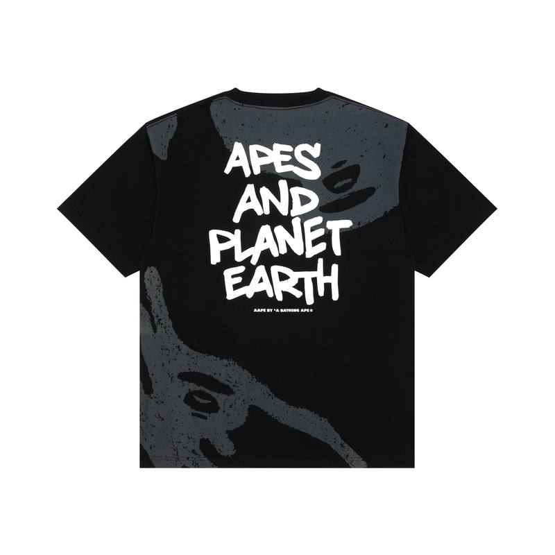 Aape BY *A BATHING APE® Logo-print Cotton T-shirt