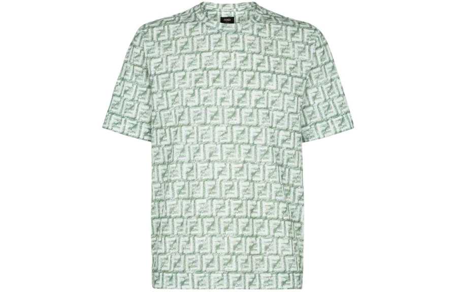FENDI FF print Linen Shirt